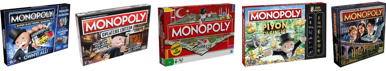 Monopoly Çeşitleri